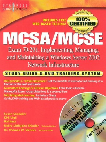 MCSA MCSE Exam 70 291 Study Guide and Training System