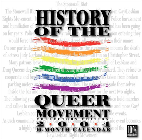 2004 History Of The Queer Movement Calendar