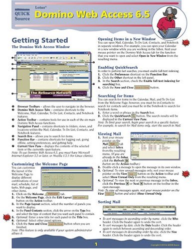 Lotus Domino Web Access 6.5