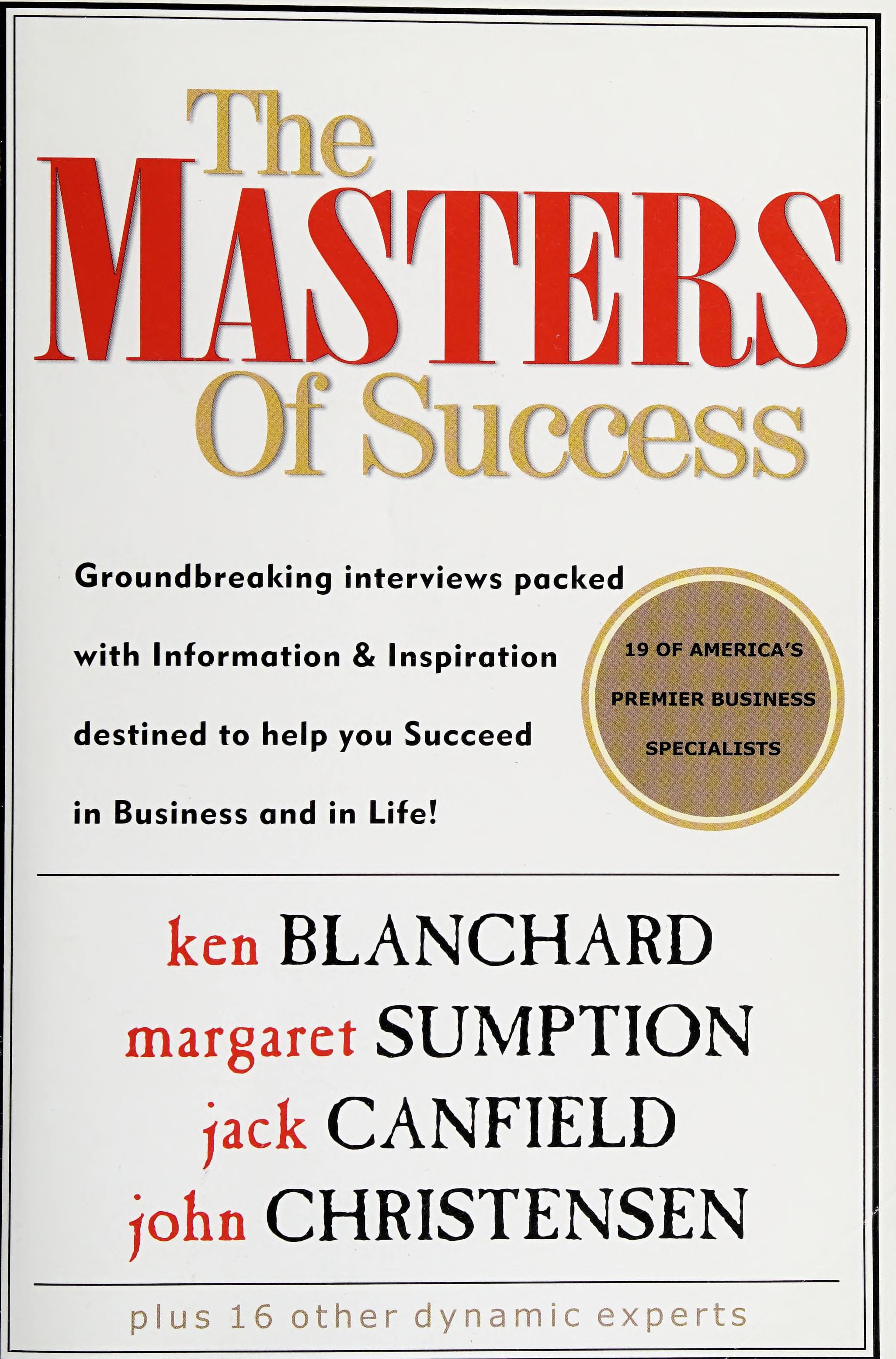 The Masters Of Success