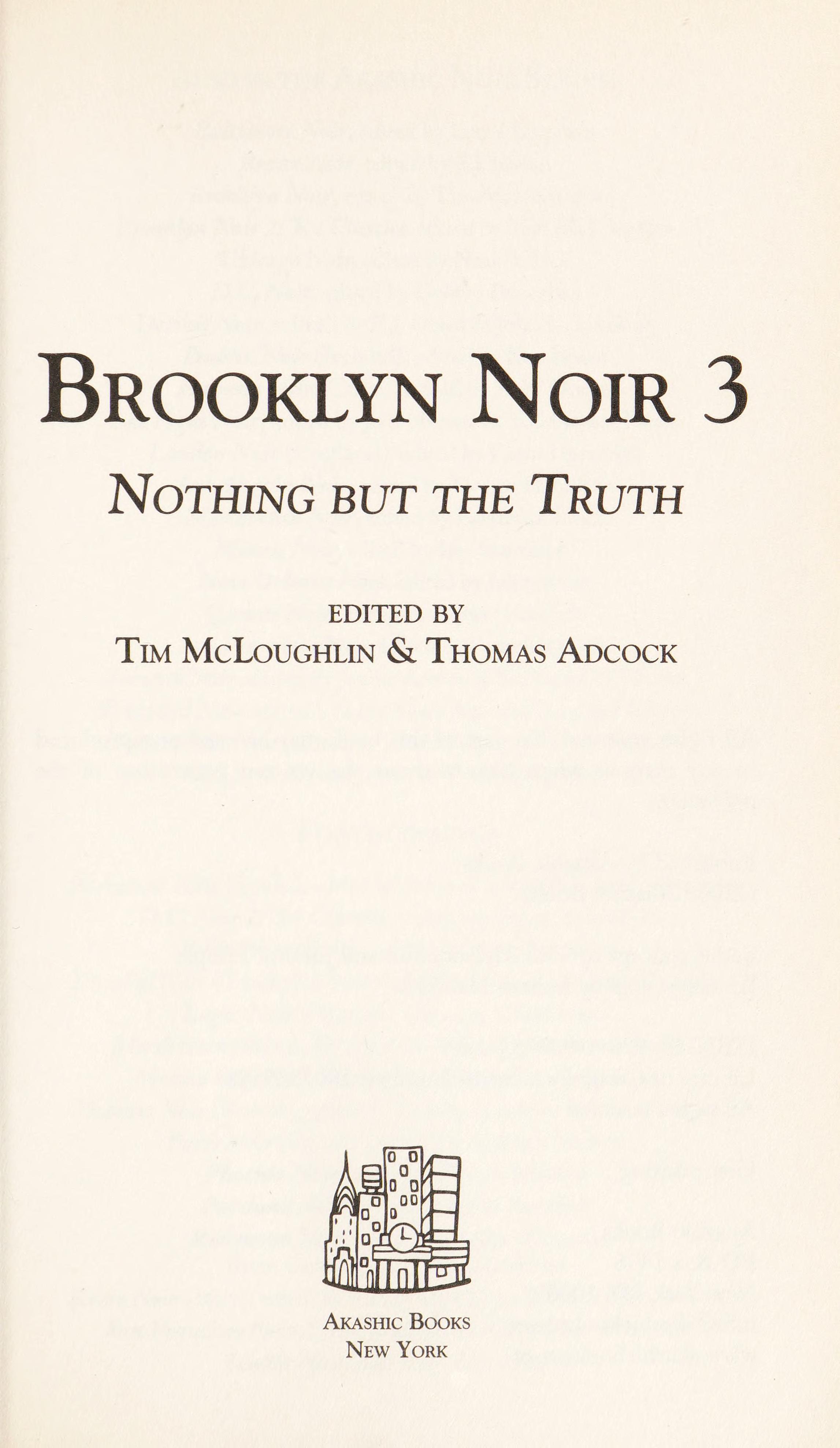 Brooklyn Noir 3