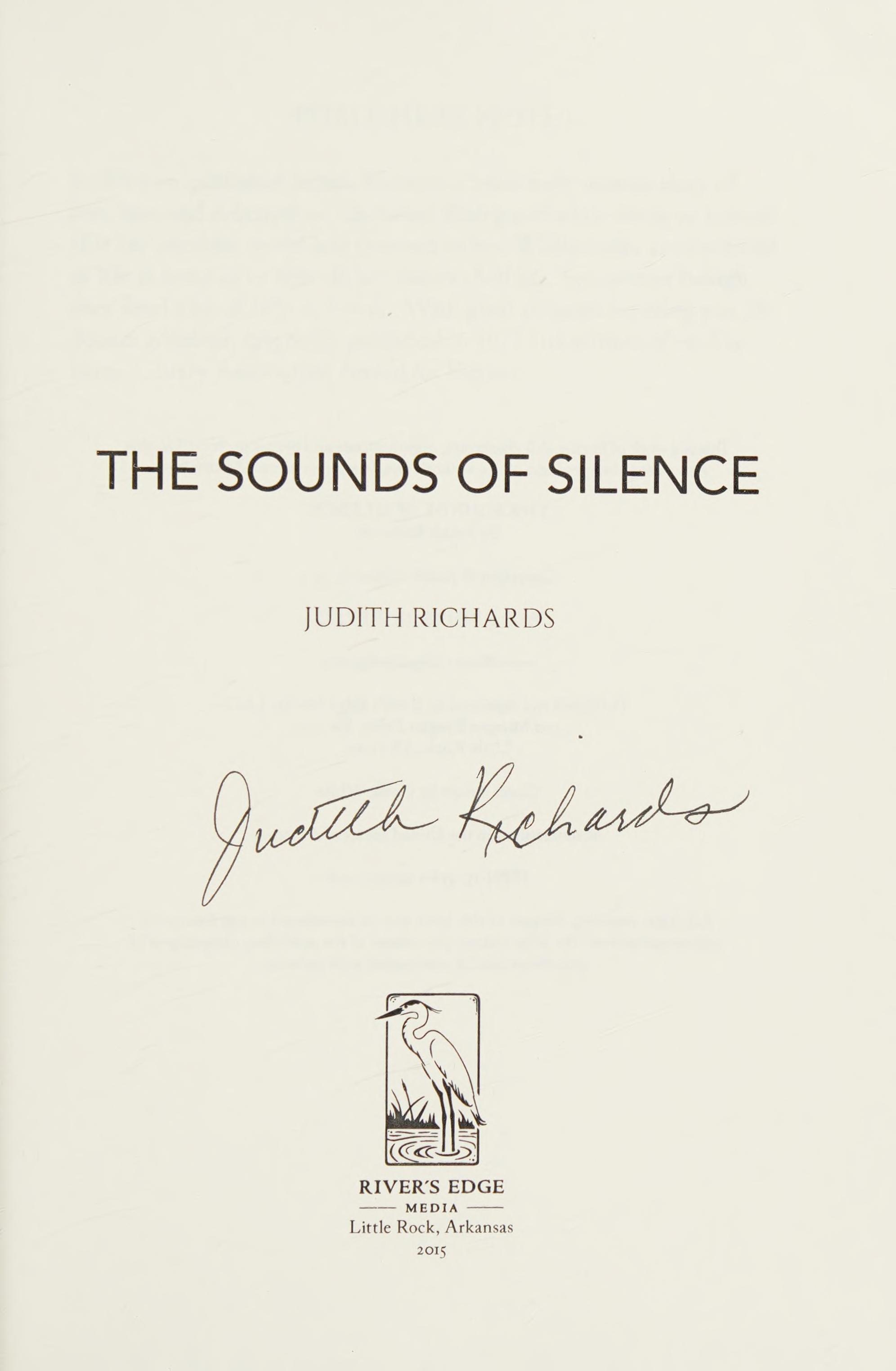 Sounds of silence
