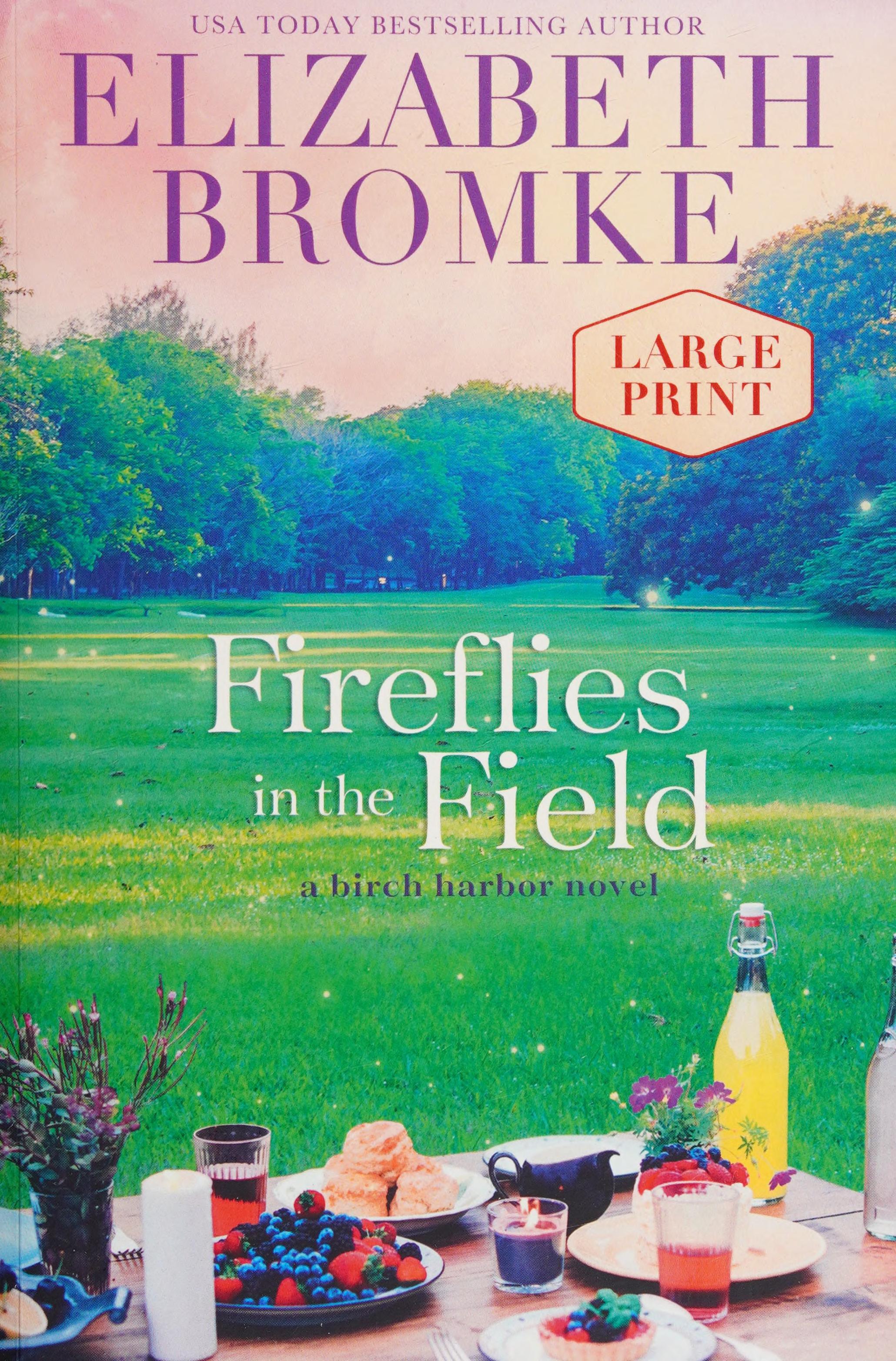 Fireflies in the field