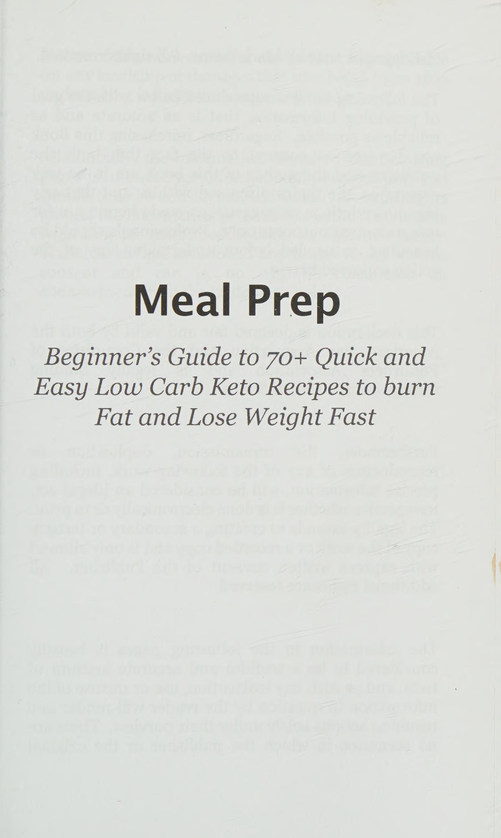 Meal Prep