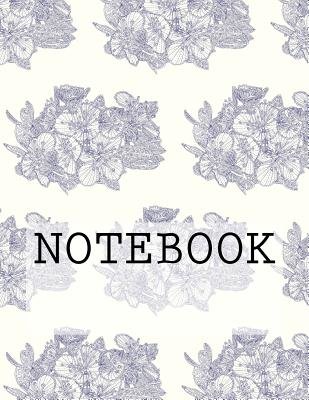 Notebook : Beetle on Blossom in Blue, Lake District. Dotted