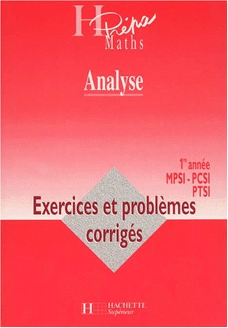 Analyse Pcsi, Ptsi, Mpsi, Première Annee