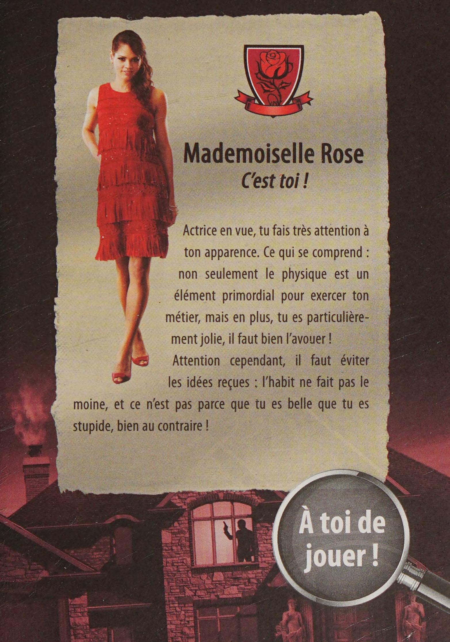 Aventures Sur Mesure Cluedo 02 - Mademoiselle Rose