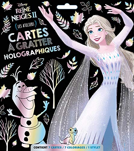 LA REINE DES NEIGES 2 Les Ateliers Disney Cartes a gratter holographiques Disney