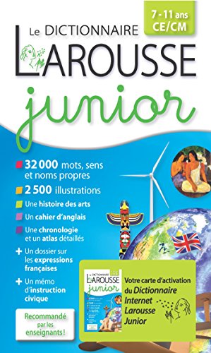 Le Dictionnaire Larousse Dictionnaire Junior 7/11 Ans CE/CM Version Plus
