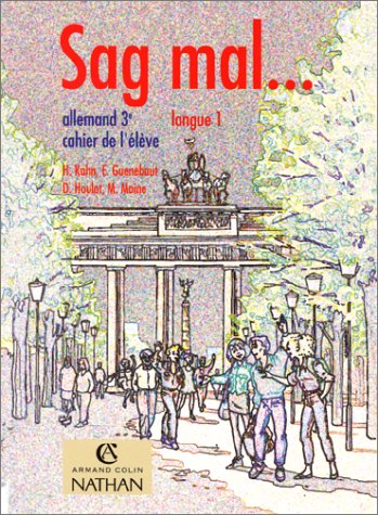 Sag Mal, Allemand 3e LV1, Cahier De L'Élève