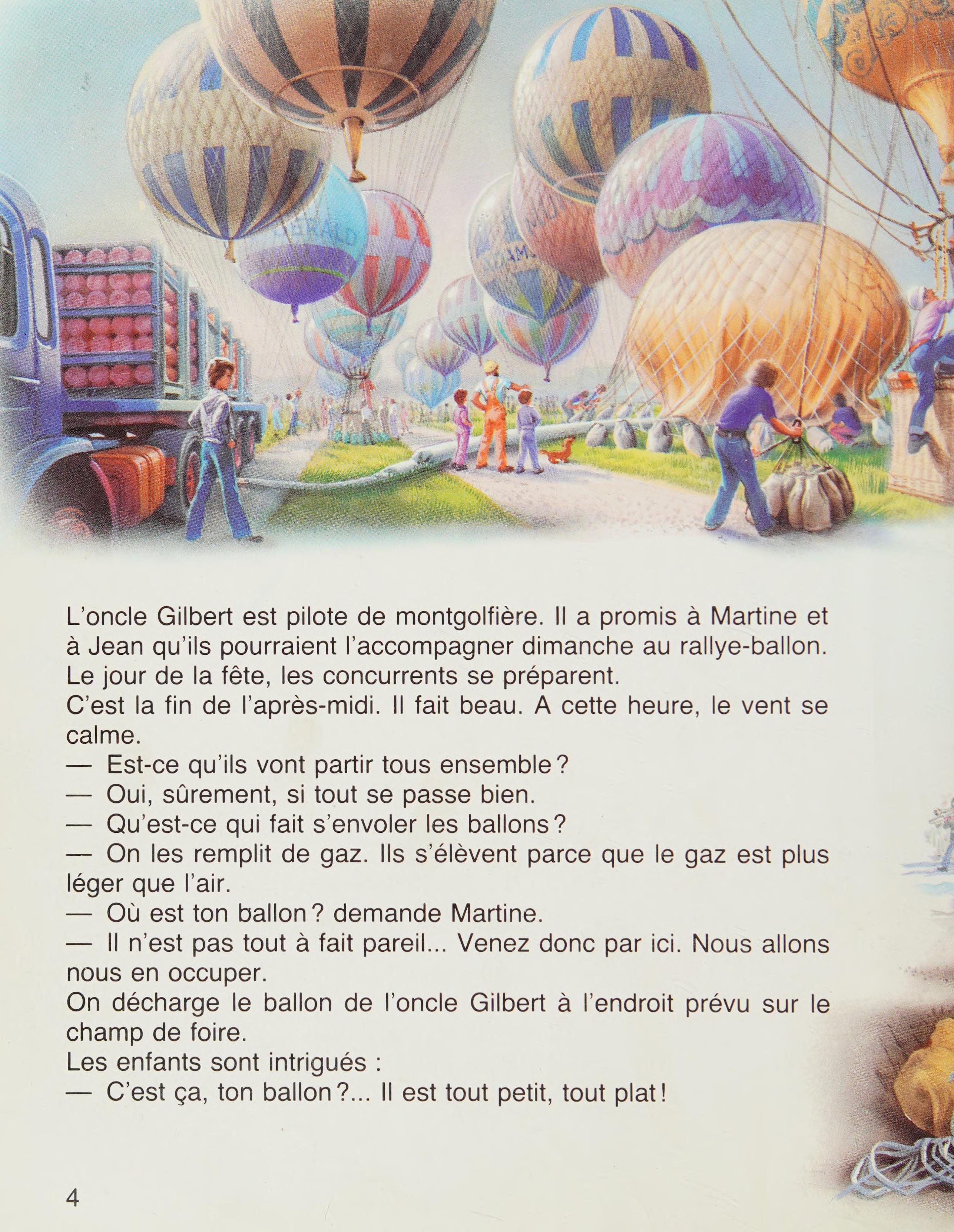 Martine en montgolfiere