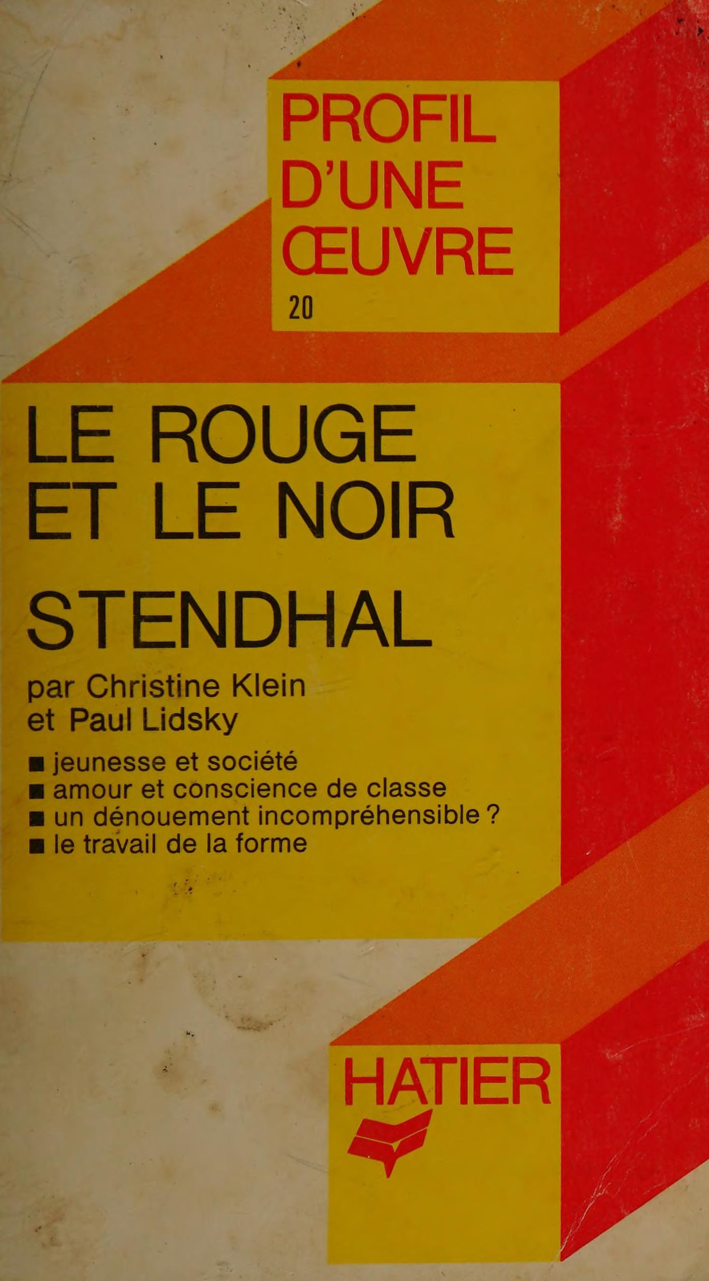 Profil D'Une Oeuvre