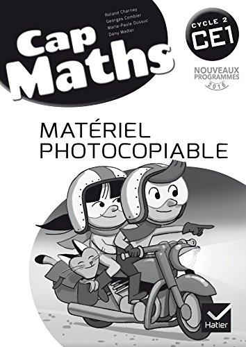 Cap Maths Ce1 Cycle 2 - Éd. 2016 - Matériel Photocopiable