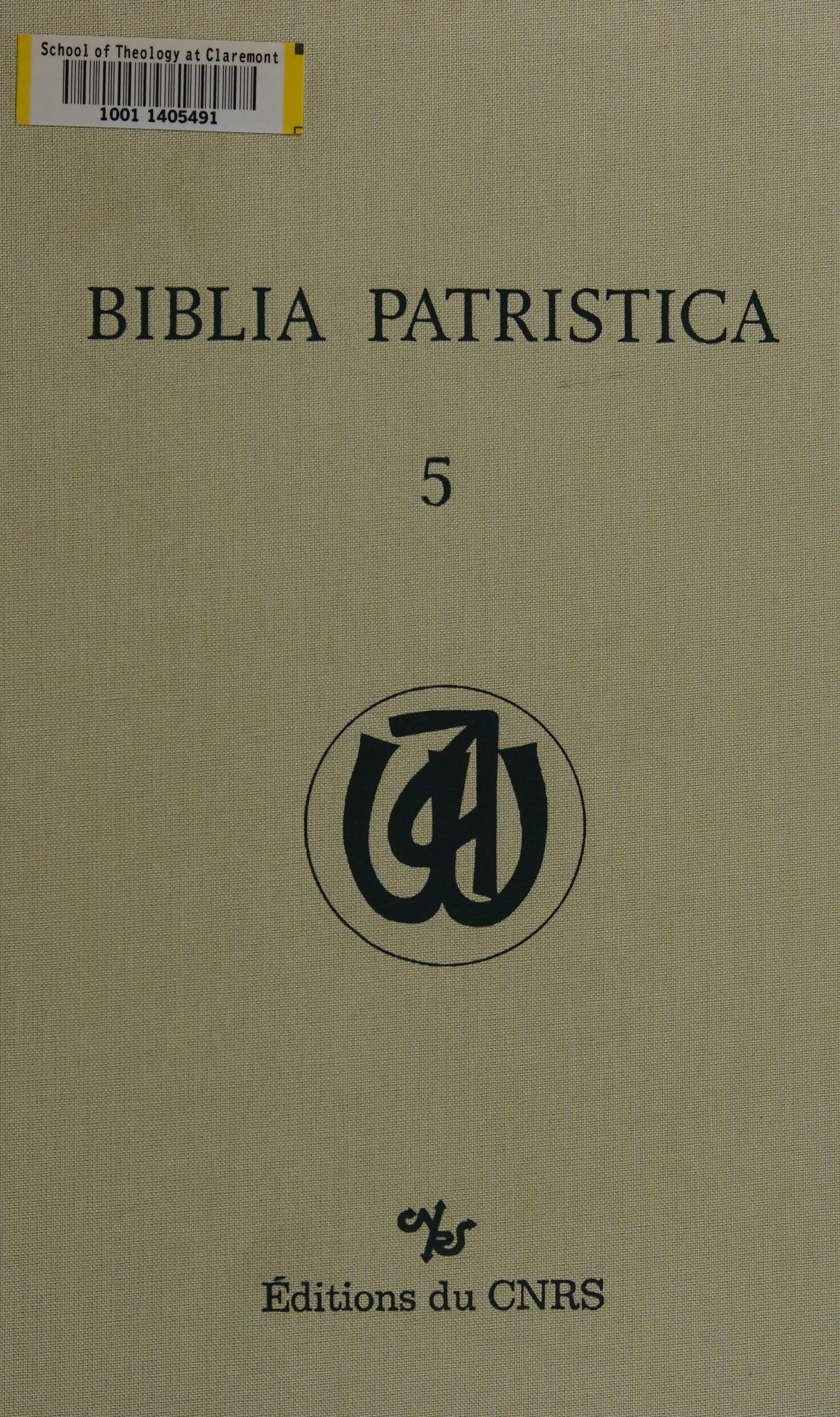 Biblia Patristica