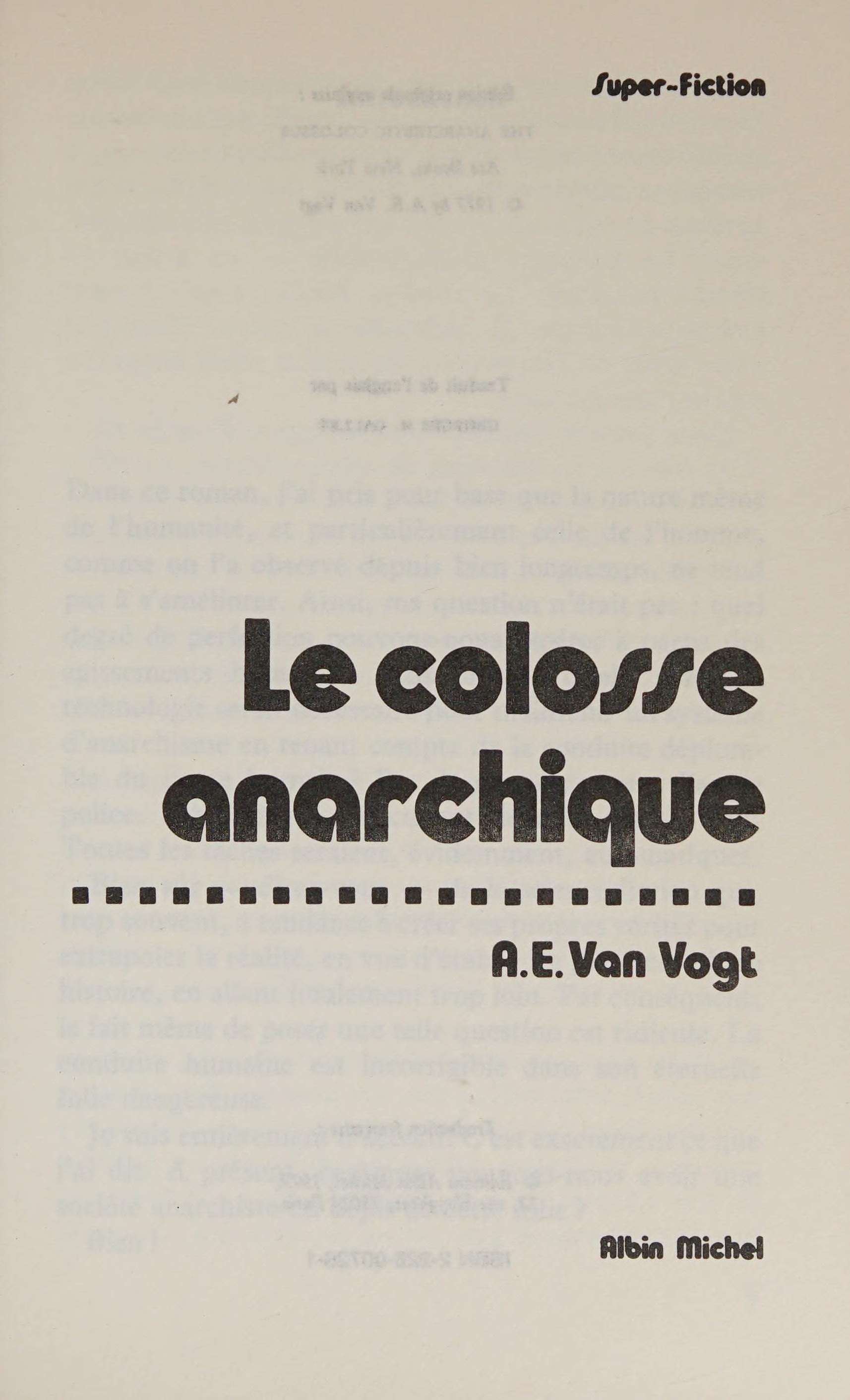 Colosse Anarchique