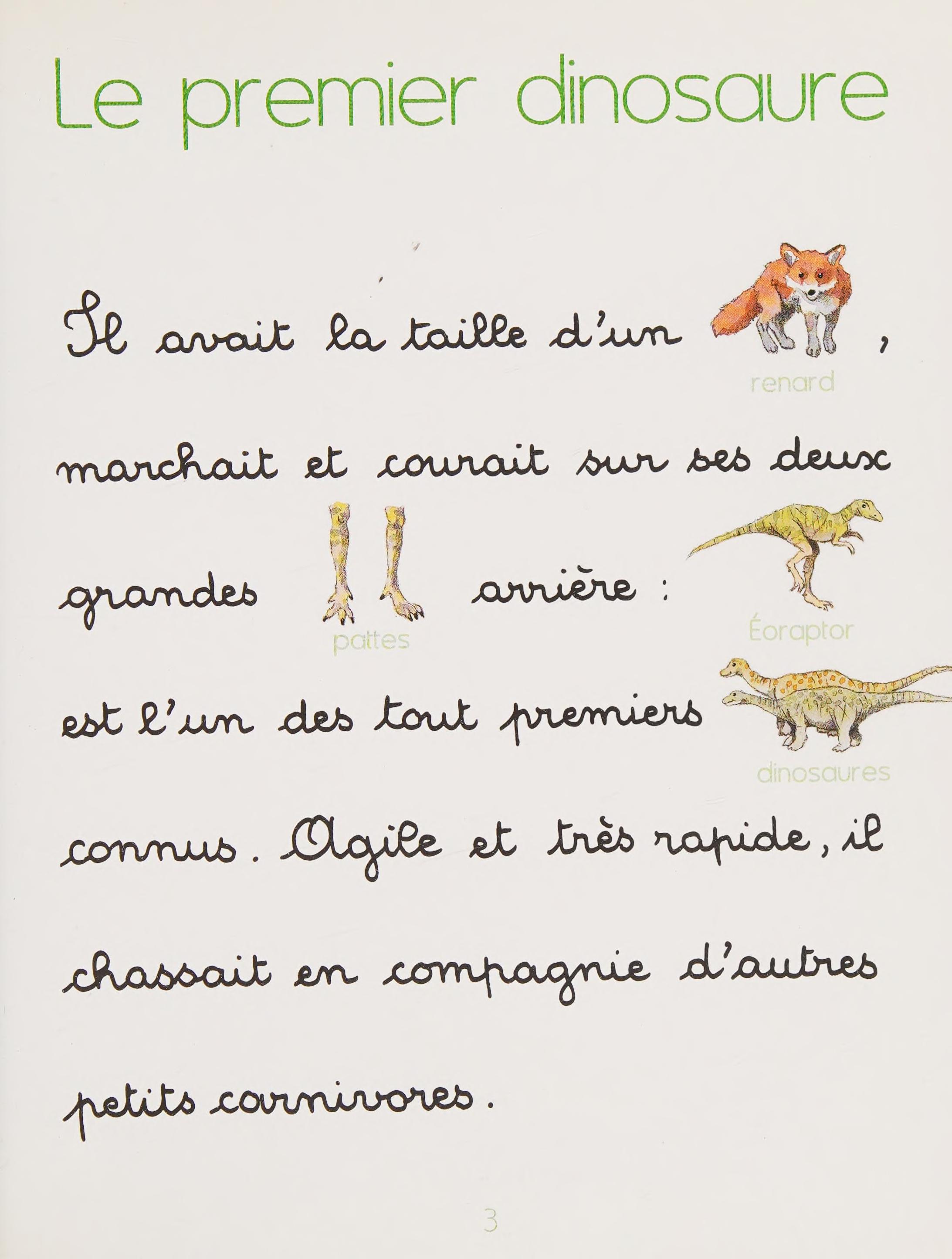 La vie des dinosaures