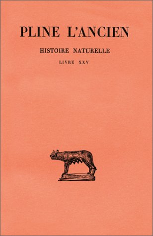Histoire naturelle Livre XXV
