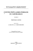 Contes Populaires Persans du Khorassan. Tome Ii