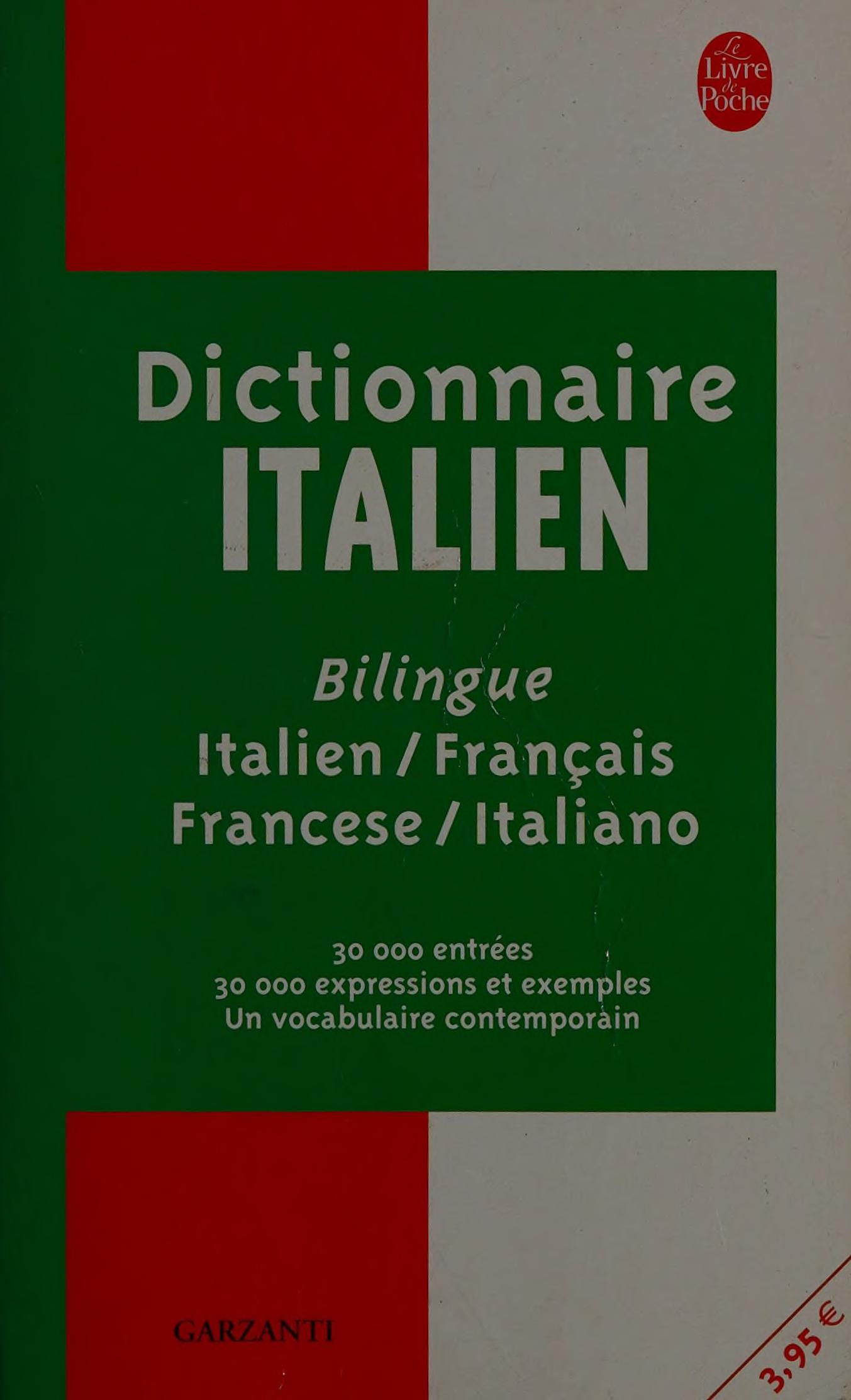 Dictionnaire De Poche Italien (Ldp Dictionn.) (French Edition)
