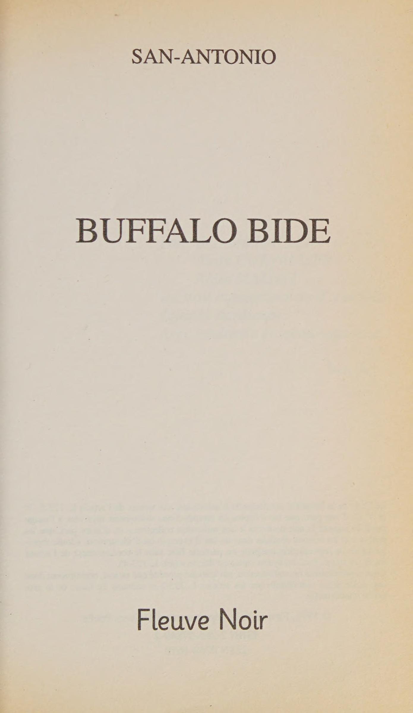Buffalo Bide
