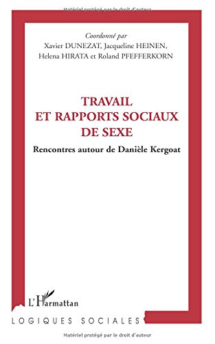 Travail Et Rapports Sociaux De Sexe