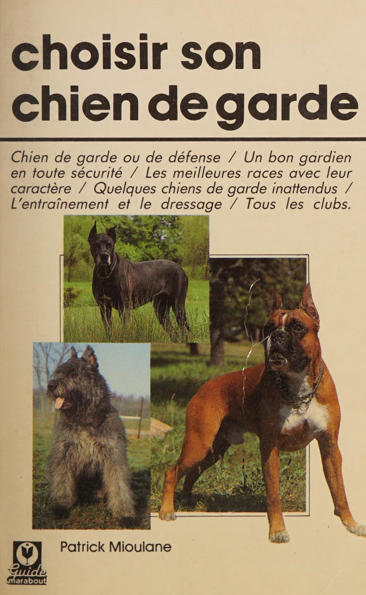 Choisir Son Chien De Garde