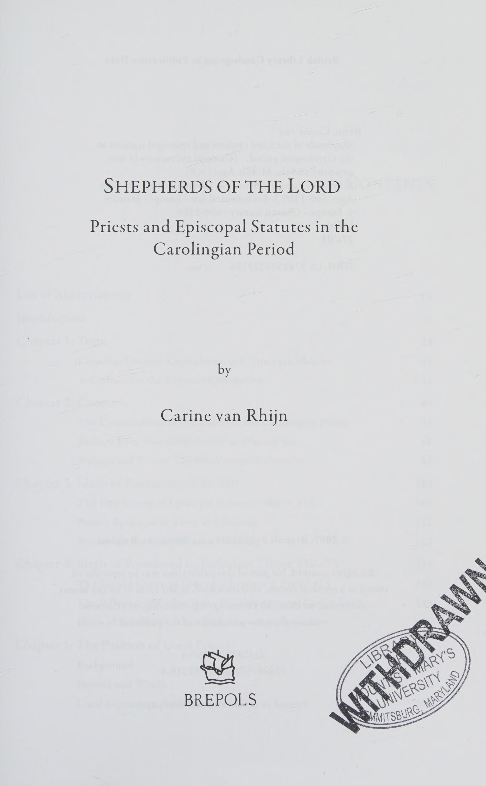 Shepherds of the Lord