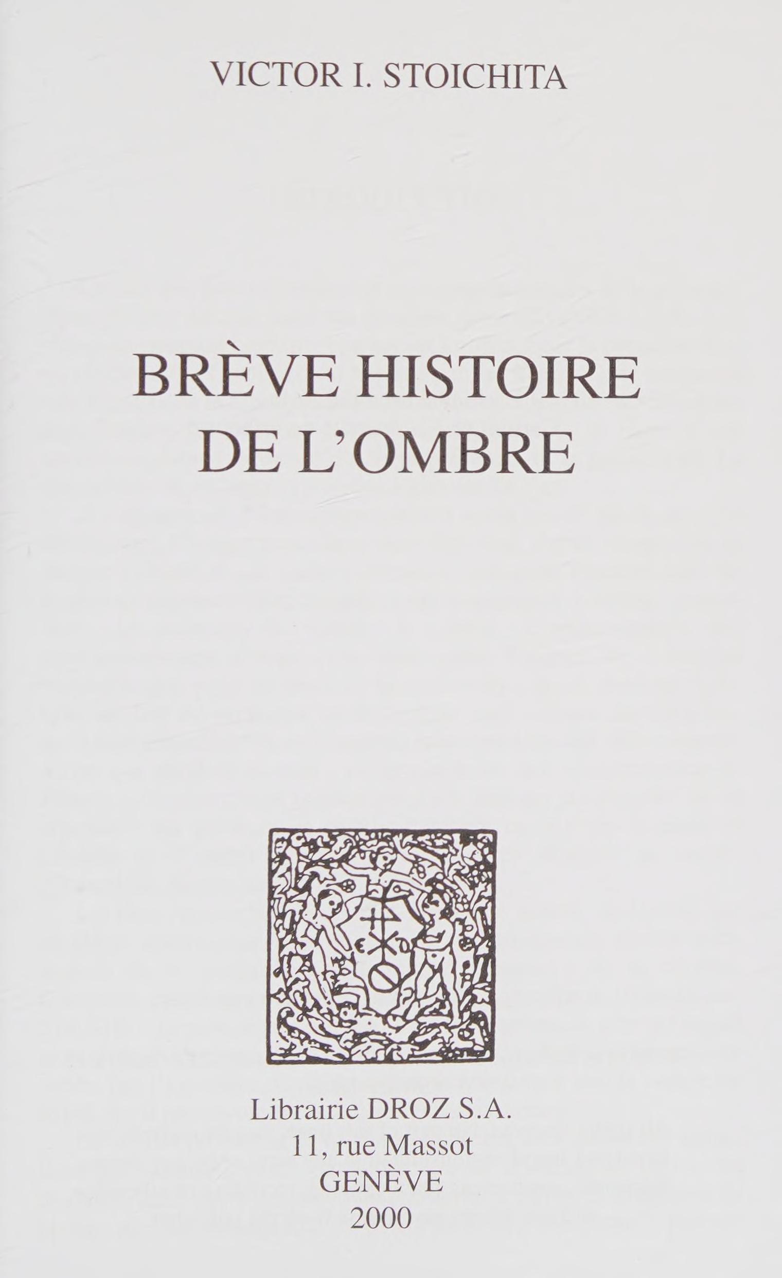 Breve histoire de l'ombre