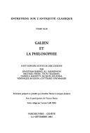 Galien Et la Philosophie