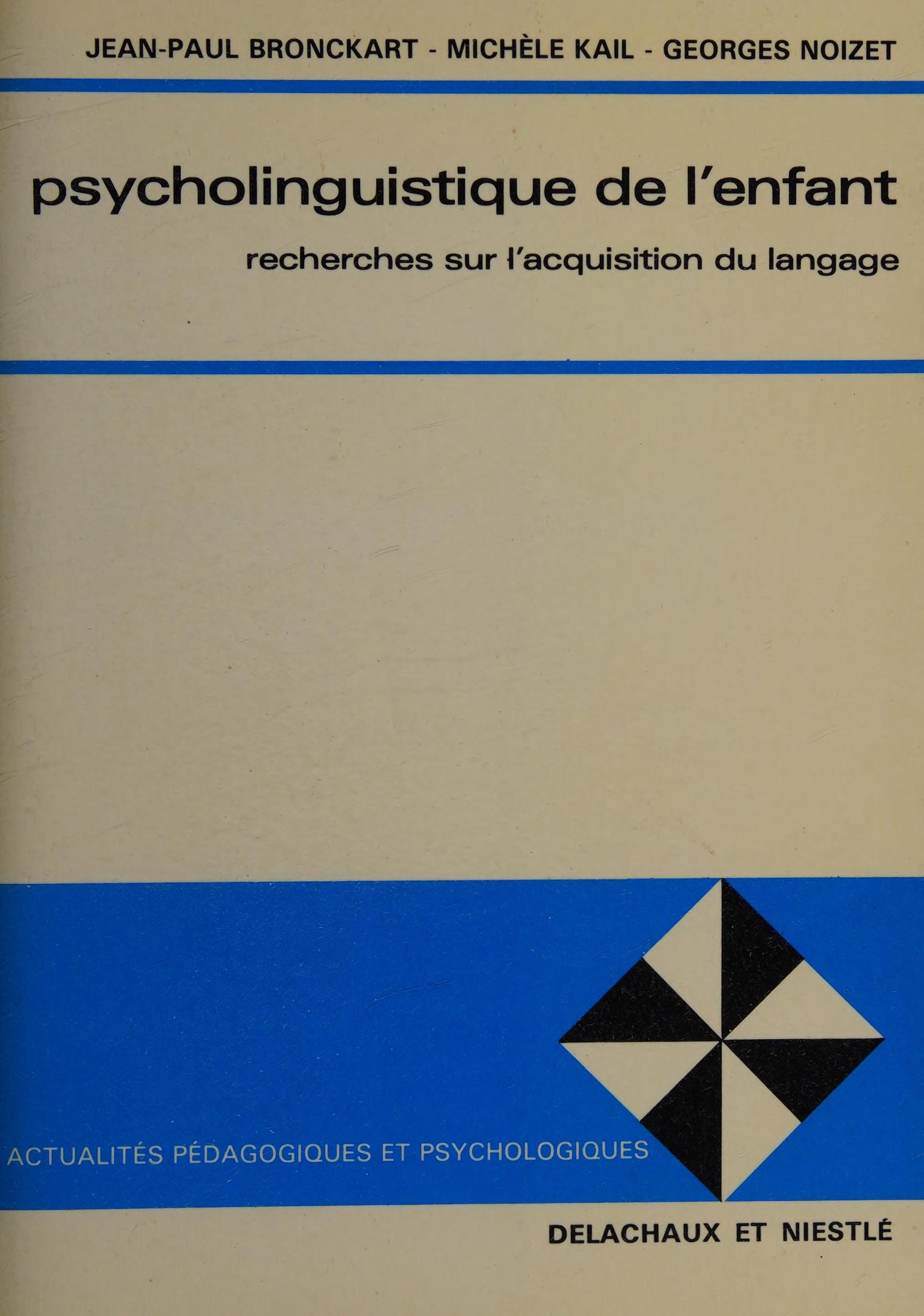 Psycholinguistique de l'enfant
