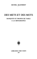 Des mets et des mots