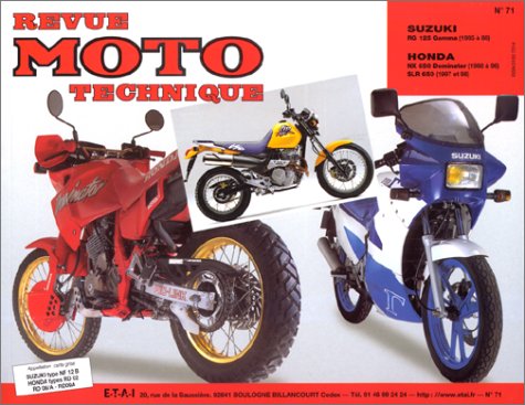 RMT 71.3 SUZUKI RG 125 GAMMA/HONDA NX 650 DOMINATOR
