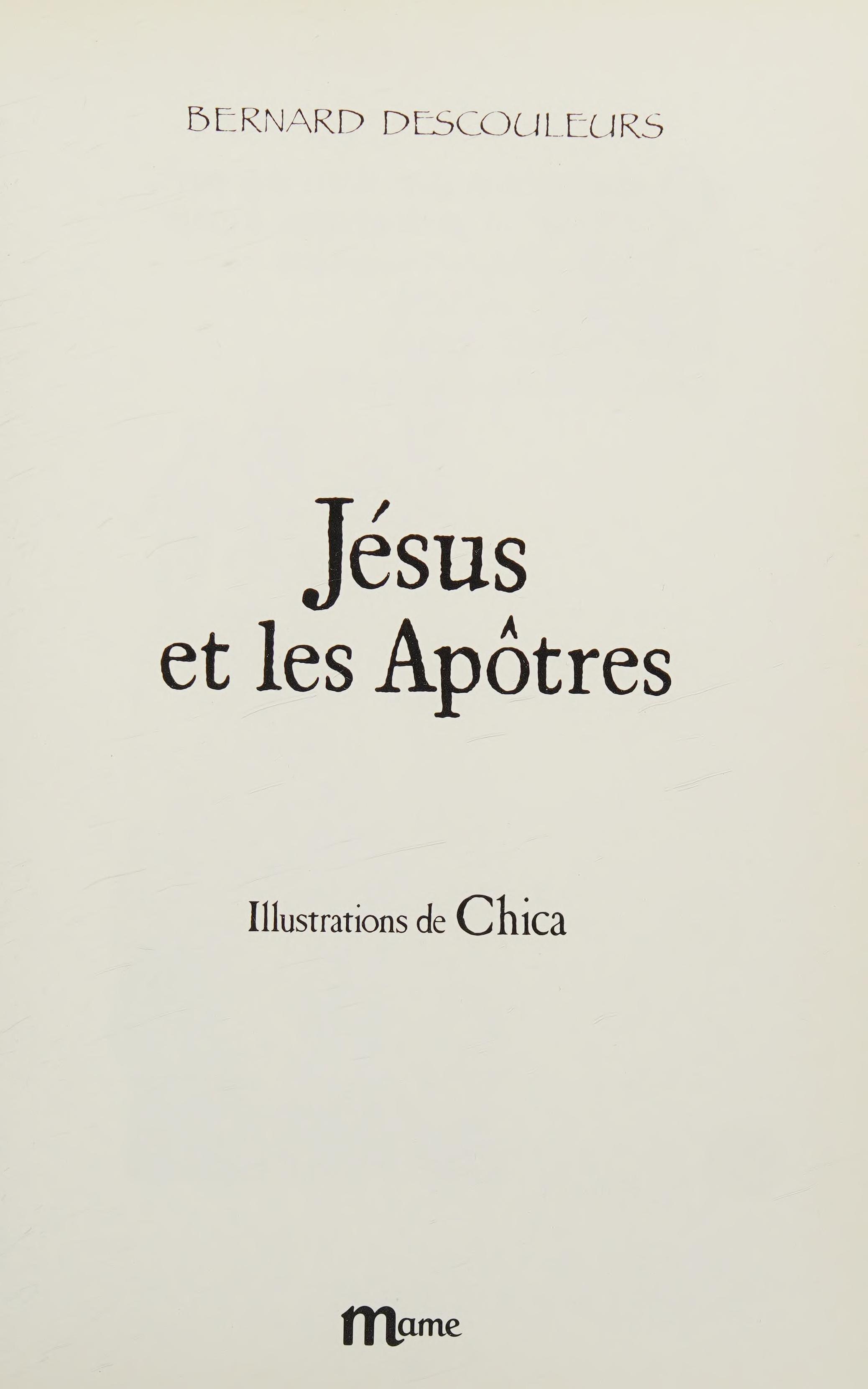 Jesus et les apotres