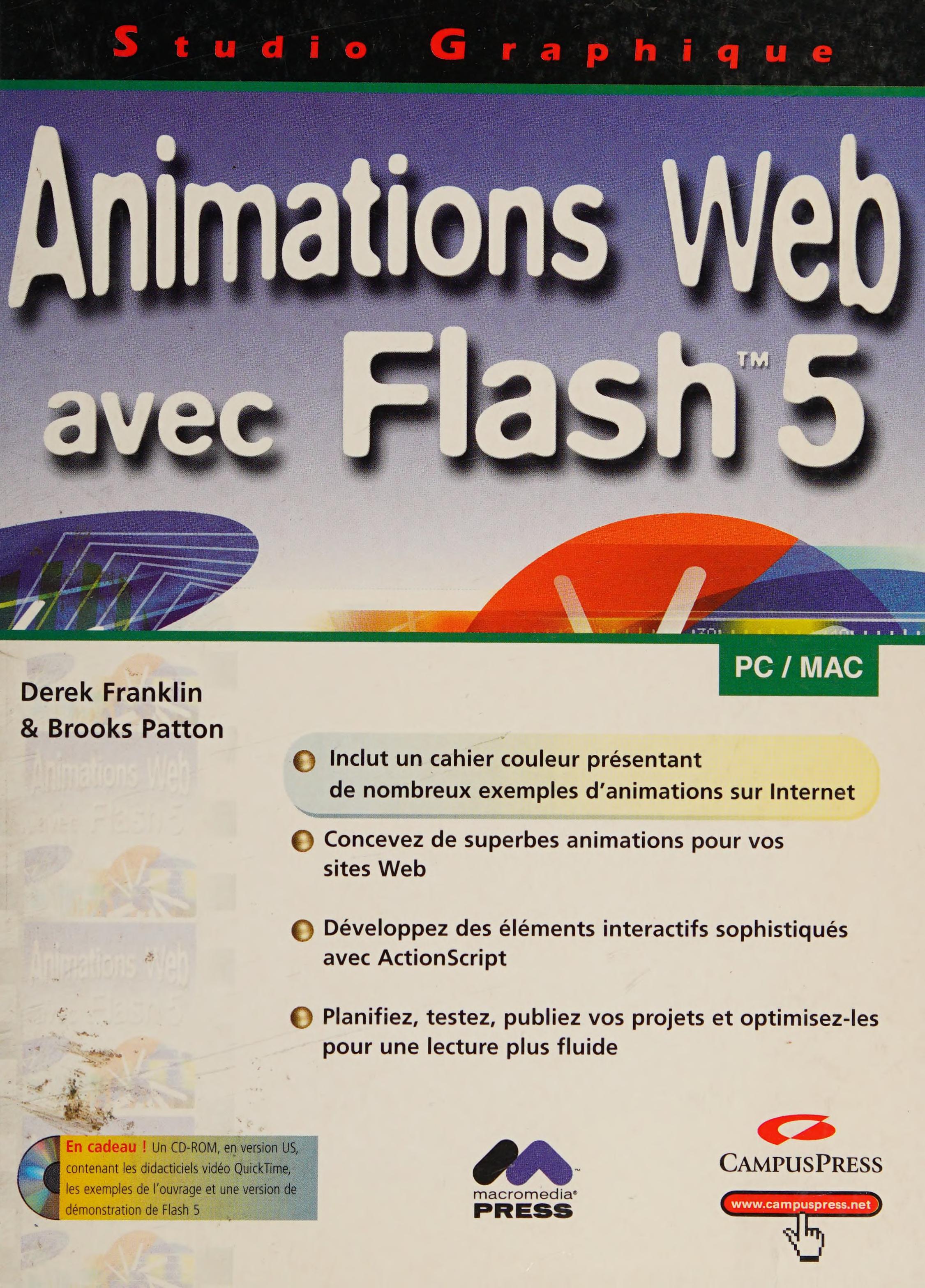 Animation Web Avec Flash 5 Studio Graphique