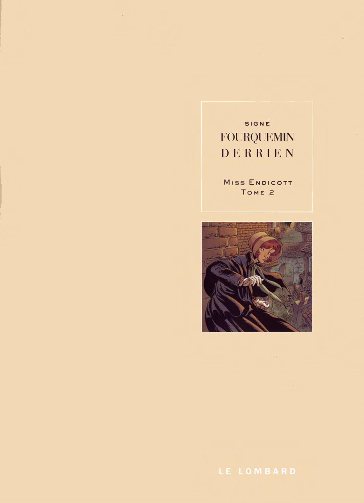 Miss Endicott - Tome 1 - Miss Endicott T1 (SIGNE, 1) (French Edition)