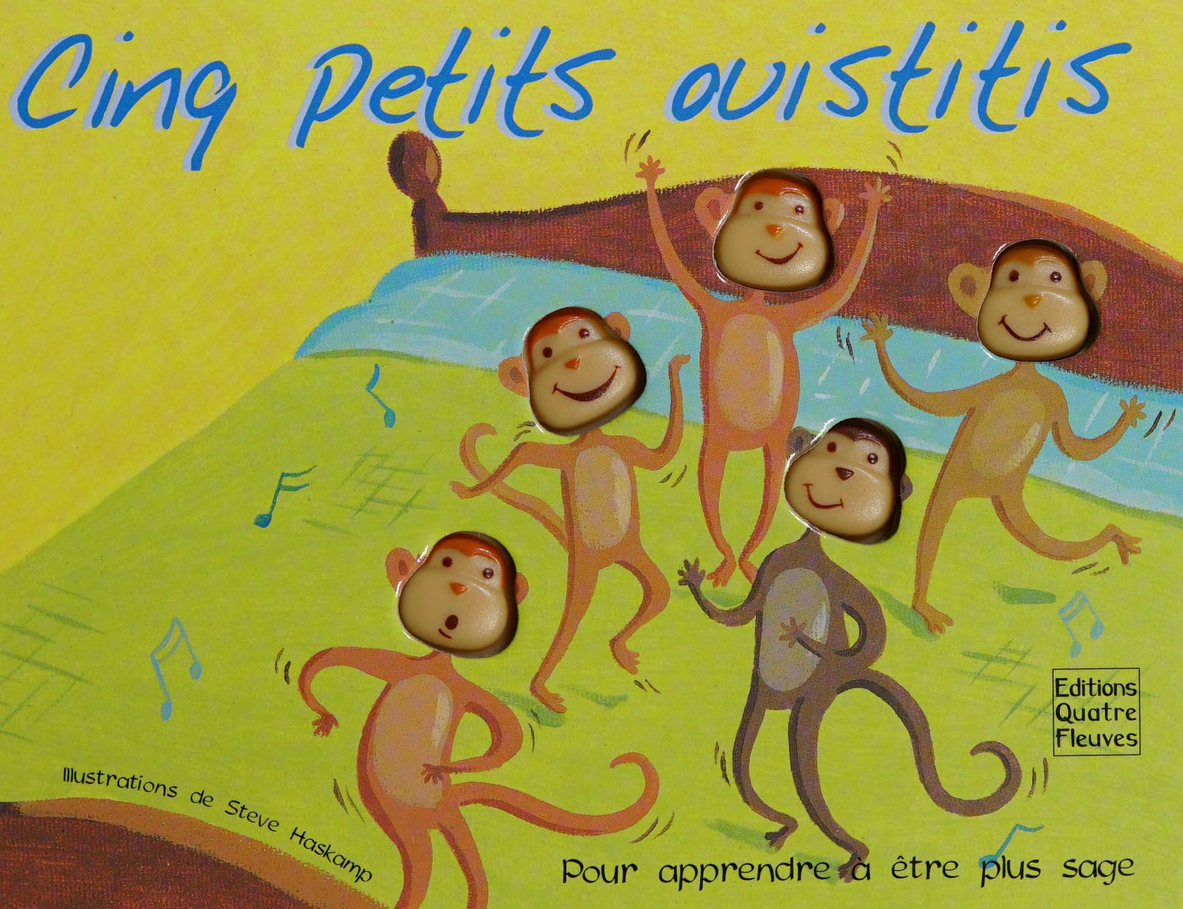 Cinq petits ouistitis