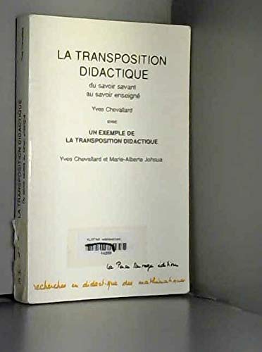 La transposition didactique