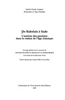 De Rabelais a Sade