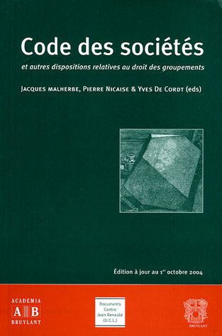 Code des SociÃ©TÃ©S