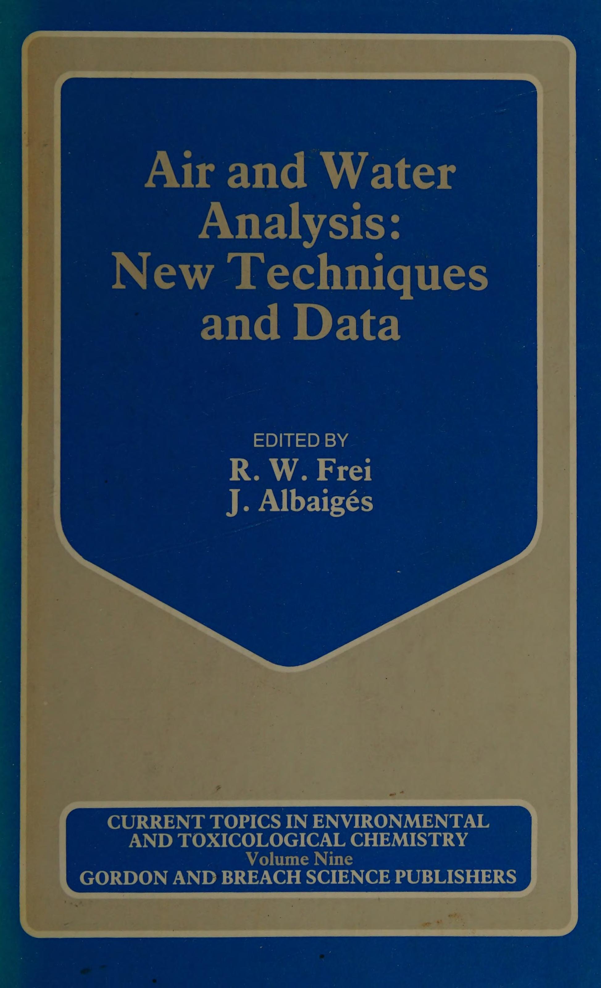 Air And Water Analysis