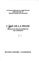 L'Âge De La Prose