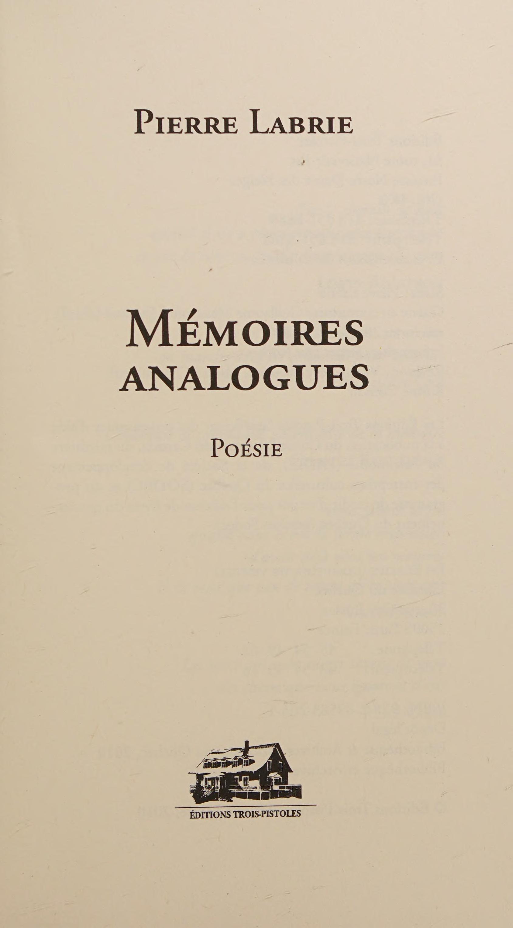 Mémoires Analogues