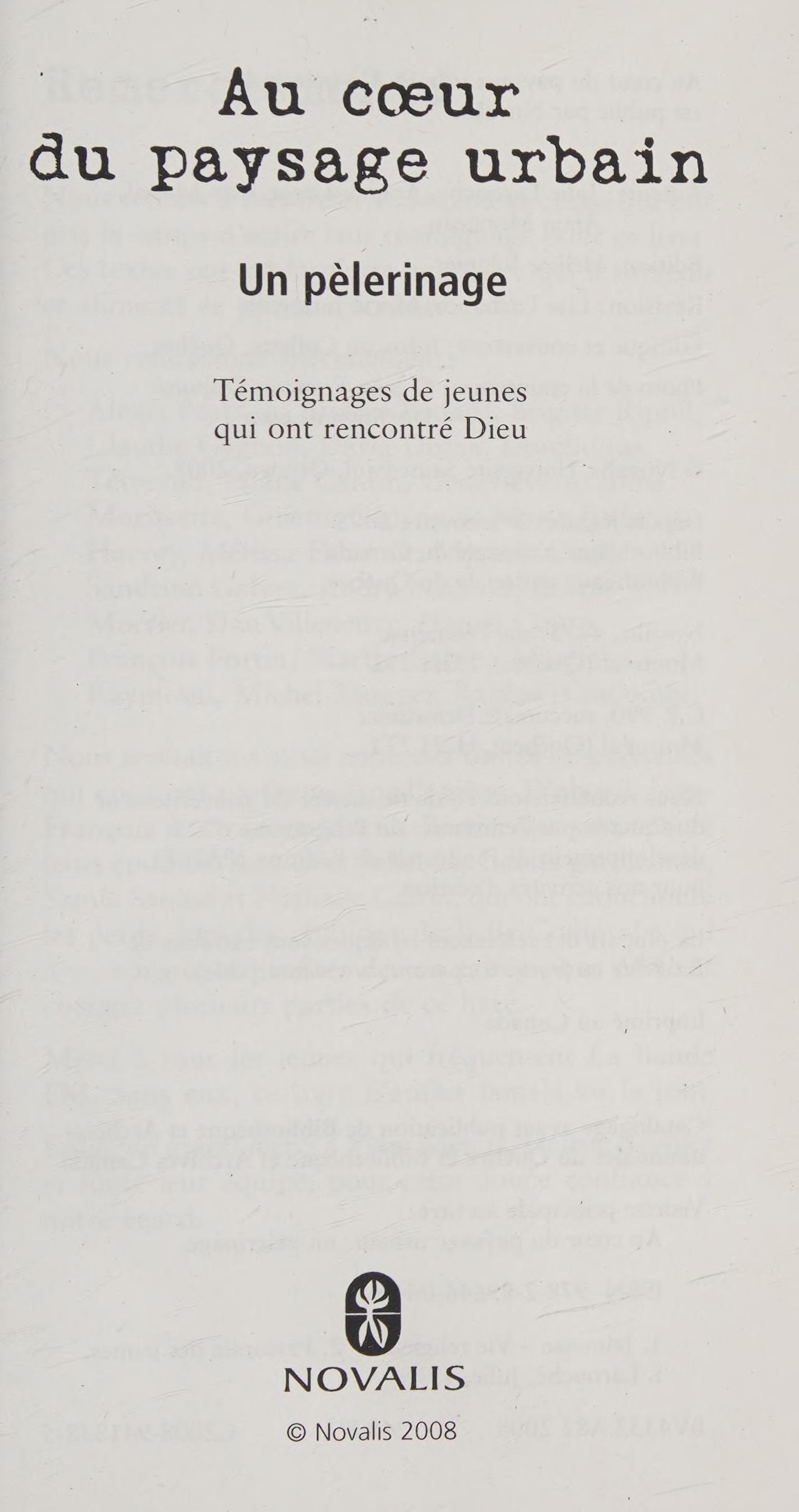 Au Cur du Paysage Urbain