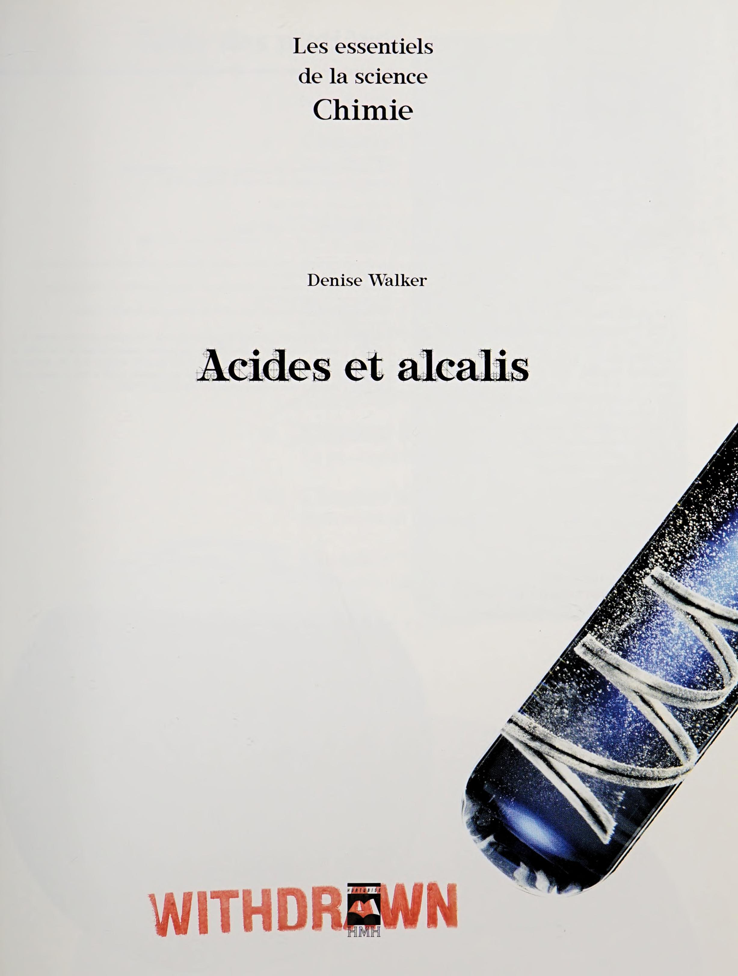 Acides Et Alcalis
