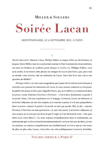 Soiree Lacan
