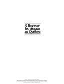 Observer les oiseaux au Quebec
