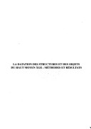 Datation des Structures Et des Objets du Haut Moyen Age