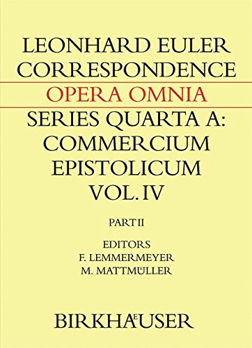 Correspondence of Leonhard Euler with Christian Goldbach