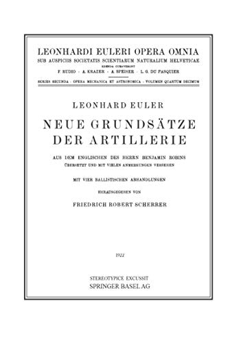 Neue Grundsätze Der Artillerie
