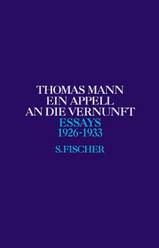 Essays, Bd.3, Ein Appell an Die Vernunft